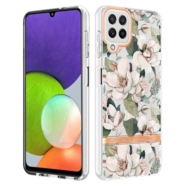 Supertunt och slitstarkt mjukfodral för Samsung Galaxy A22 4G / M32 - Grön Gardenia Grön