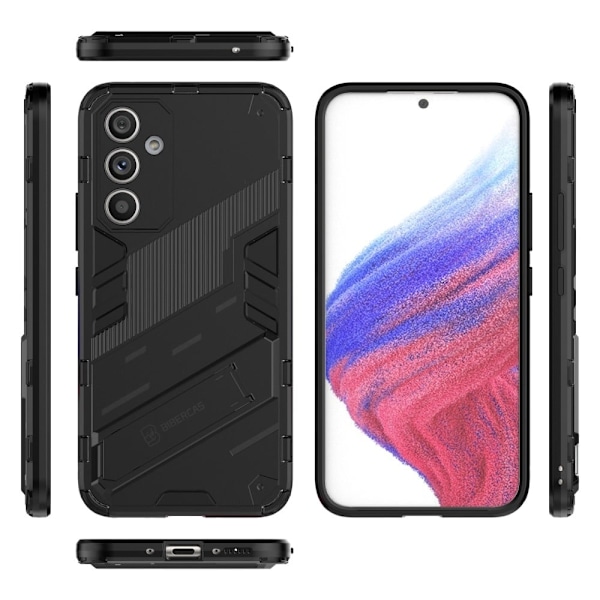 Stødsikker Hybrid Cover med A Moderne Touch til Samsung Galaxy A54 - Sort Black