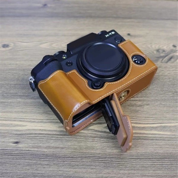 Fujifilm X-T5 leather cover - Brown Brown
