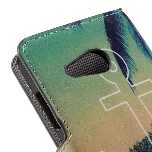 Moberg Microsoft Lumia 550 Lær Etui - Anker og Trær Multicolor