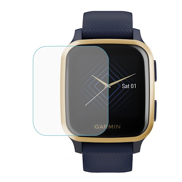 Garmin Venu Sq holdbar skærmbeskytter Transparent