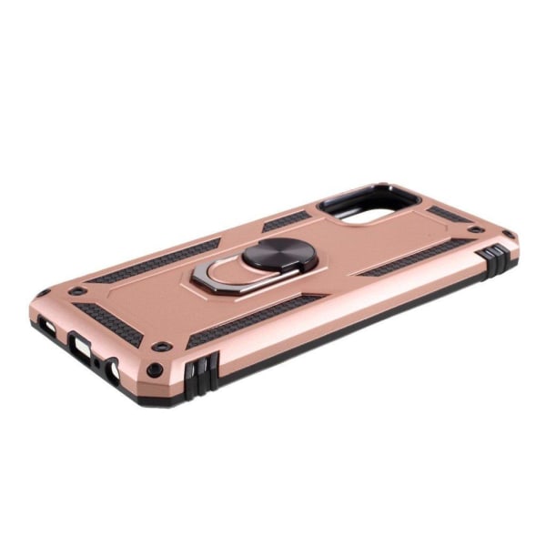 Bofink Combat Samsung Galaxy A02s Etui - Rødguld Pink