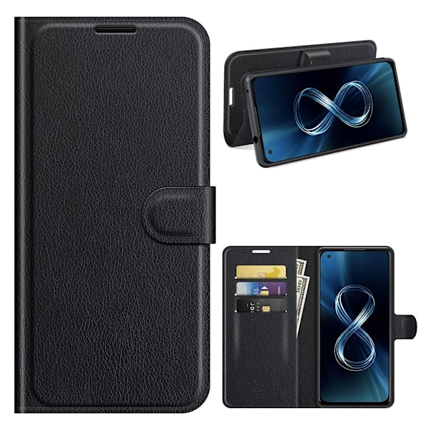 Classic Asus Zenfone 8 Flip Etui - Sort Black