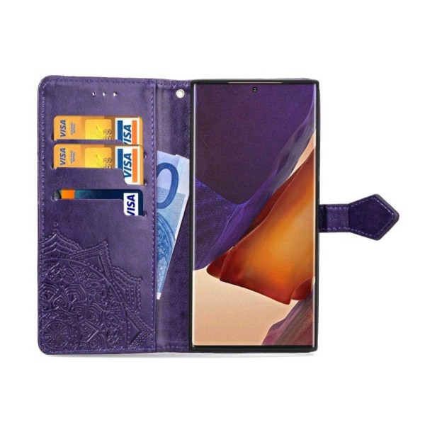 mandala Samsung Galaxy Note20 Ultra 5G / Note 20 Ultra flip etui - lilla Purple