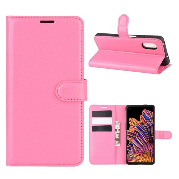 Classic Samsung Galaxy Xcover Pro Etui - Rose Pink