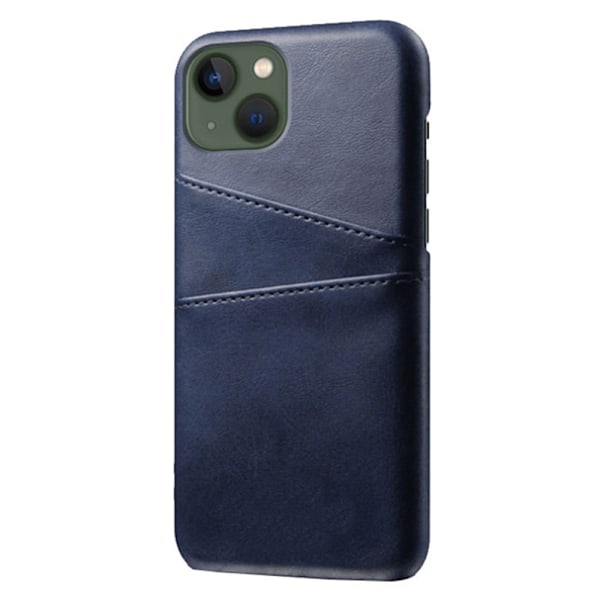 Dual Card iPhone 14 deksel - Blå Blue
