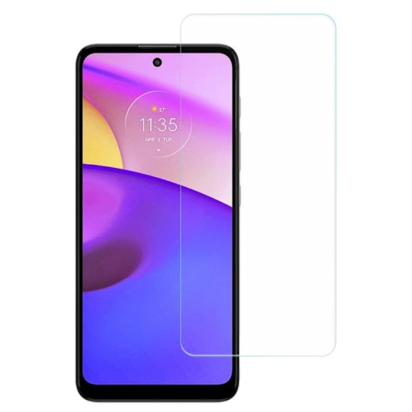Amorus Arch Edge Härdat Glas Skärmskydd till Motorola Moto E40 Transparent