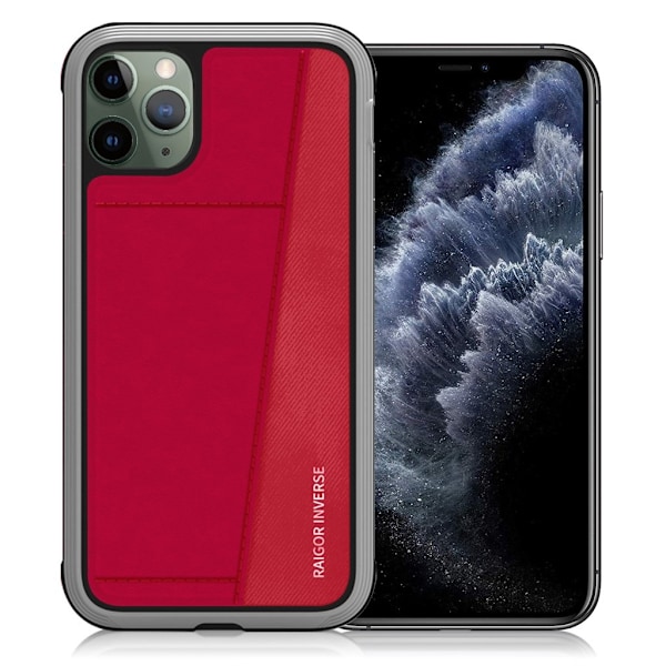 Raigor Inverse Jack Deksel For iPhone 11 Pro - Rød Red