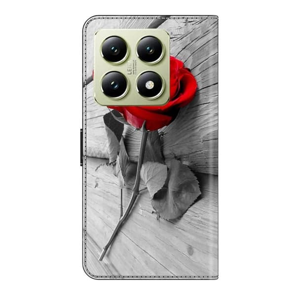 Wonderland Xiaomi 14T flip-etui - Rose Silver grey