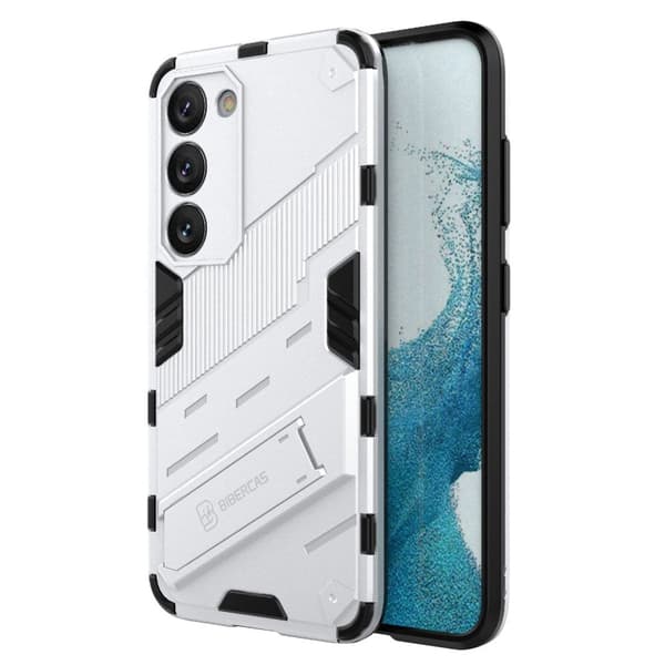 Stødsikker Hybrid Cover med A Moderne Touch til Samsung Galaxy S23 Plus - Hvid White