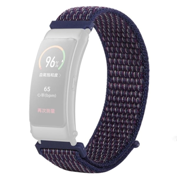 Huawei Band 6 / 3 nylon watch strap - Dark Blue Blue