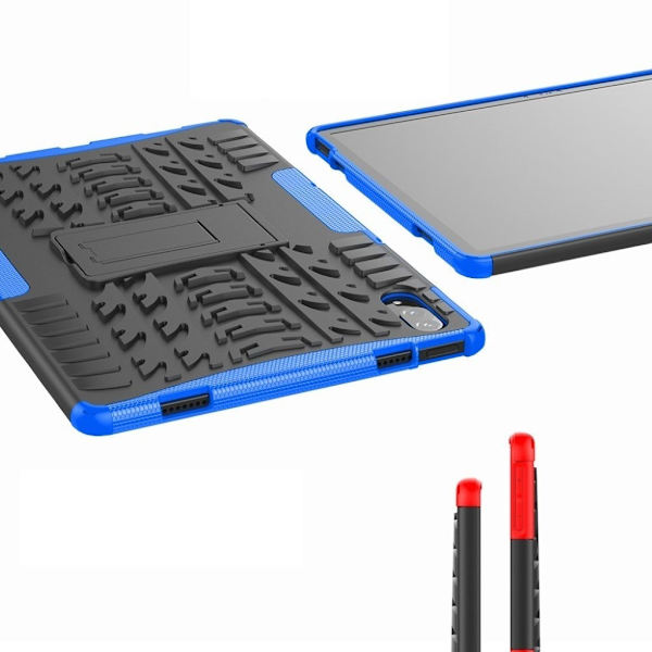 Lenovo Tab P11 Pro hybridfodral med däckdesign - Blå Blå