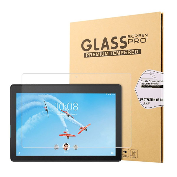 Lenovo Tab E10 arc edge tempered glass screen protector Transparent