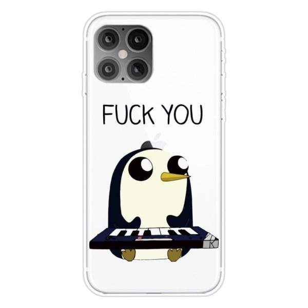 Deco iPhone 12 Pro Max kotelot - Pingviini White