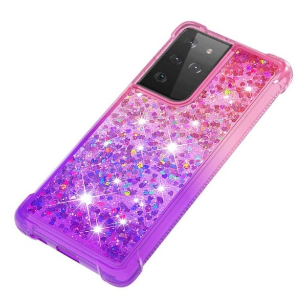 Princess Samsung Galaxy S21 Ultra 5G kotelot - Pinkki / Violetti Purple