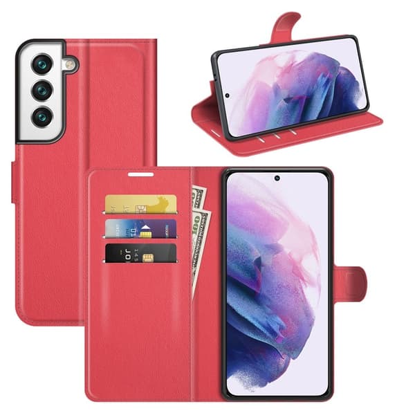 Classic Samsung Galaxy S22 Plus Flippetui - Rød Red