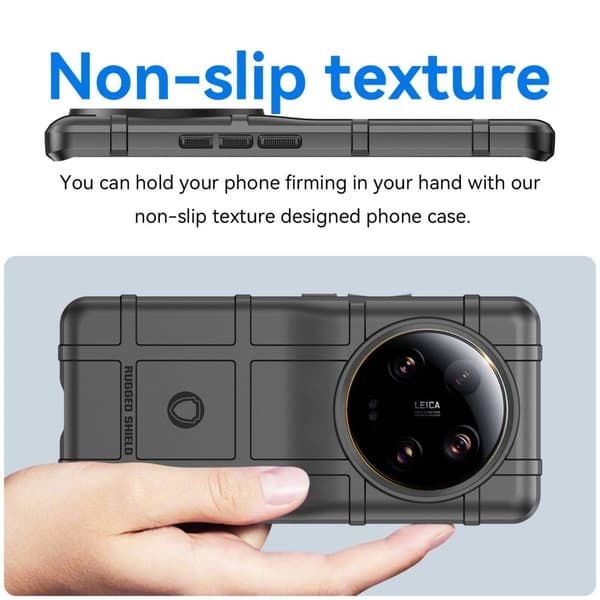 Rugged Shield Suojakotelo Xiaomi 13 Ultra - Musta Black