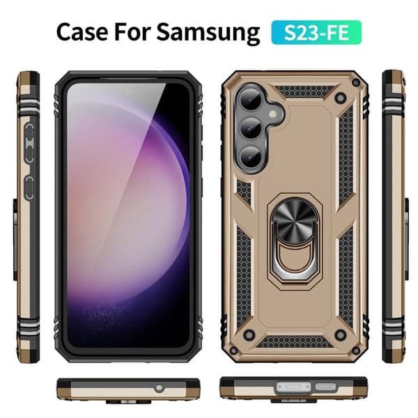 Bofink Combat Galaxy S23 Fe Etui - Gull Gold