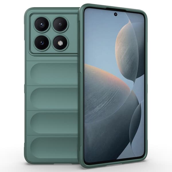 Blødt grebsformet Xiaomi Redmi K70E cover - Grøn Green