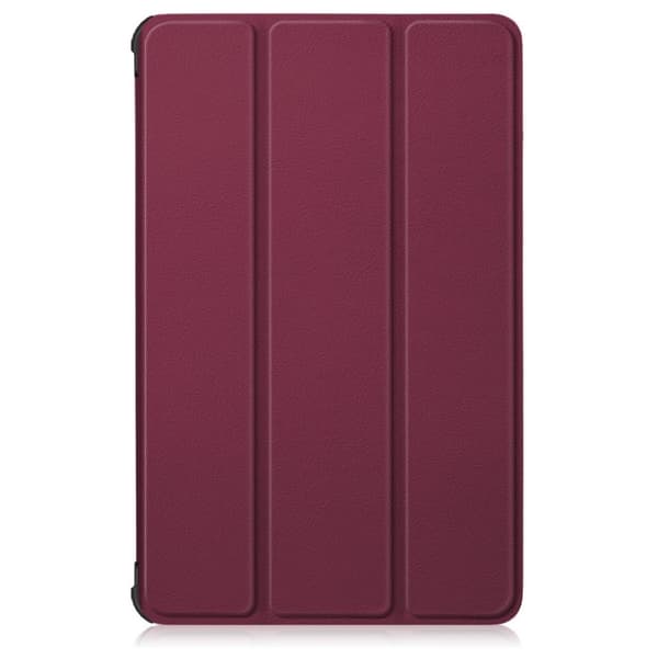 Lenovo Tab P11 tri-fold läderfodral - Vinröd Röd