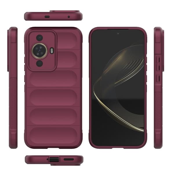 Deksel med mykt grep for Huawei Nova 11 - Vinrød Red