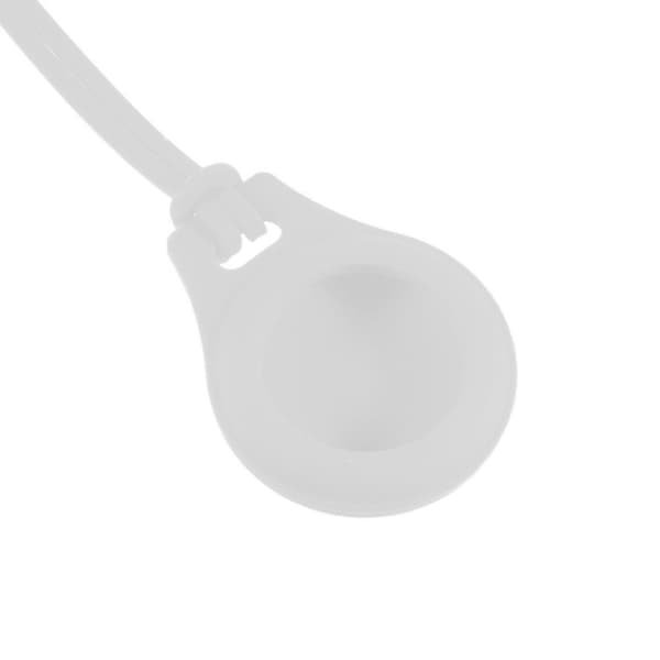 AirTags silikonisuojus kolmella hihnalla - Valkoinen White
