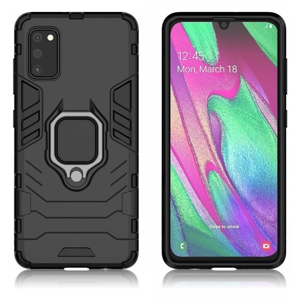 Ring Guard kuoret - Samsung Galaxy A41 - Musta Black