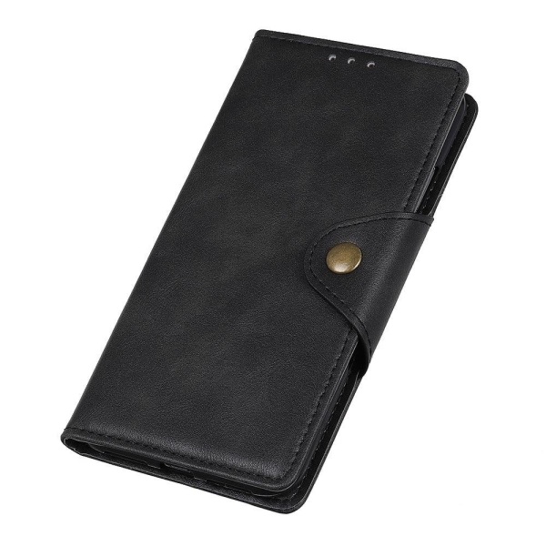 Alpha Samsung Galaxy A73 læder flip etui - Sort Black