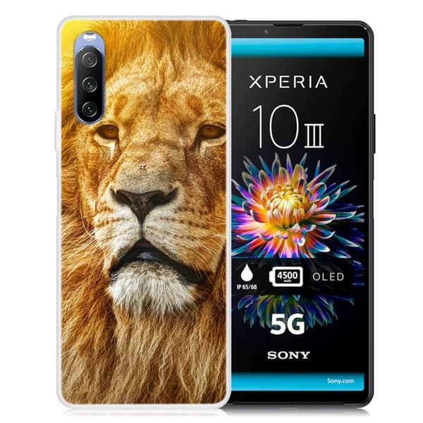 Deco Sony Xperia 10 III skal - Gyllene Lejon Guld