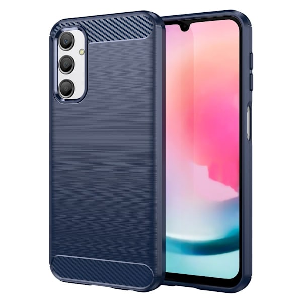 Carbon Flex Samsung Galaxy A24 4G skal - Blå Blå