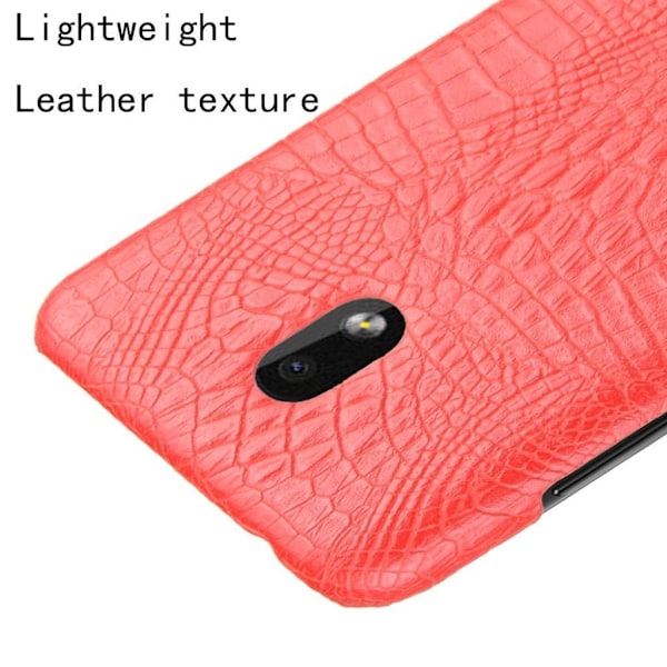 Croco Nokia 2.2 cover - Rød Red