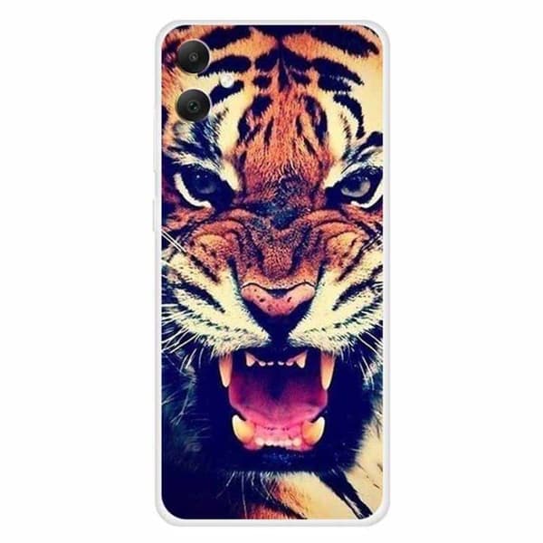 Imagine Samsung Galaxy A05 deksel - Tiger Brown