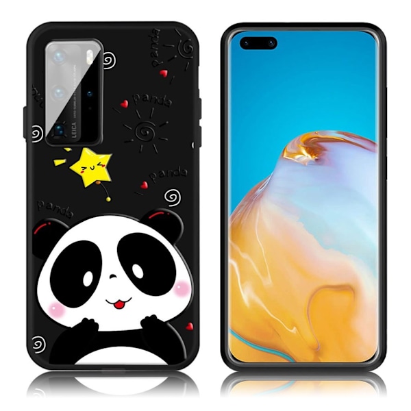 Imagine Huawei P40 Pro Cover - Panda Black