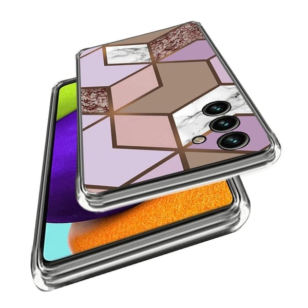 Marmordesign Samsung Galaxy A25 deksel - Stil D Green
