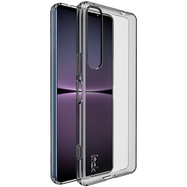 Imak UX-5-skydd för Sony Xperia 1 IV - Genomskinlig Svart Transparent