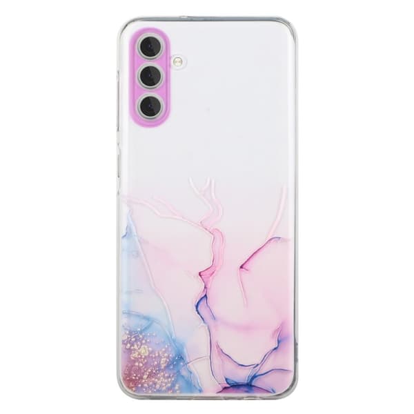 Marble design Samsung Galaxy S24 Plus cover - Lyserød Pink
