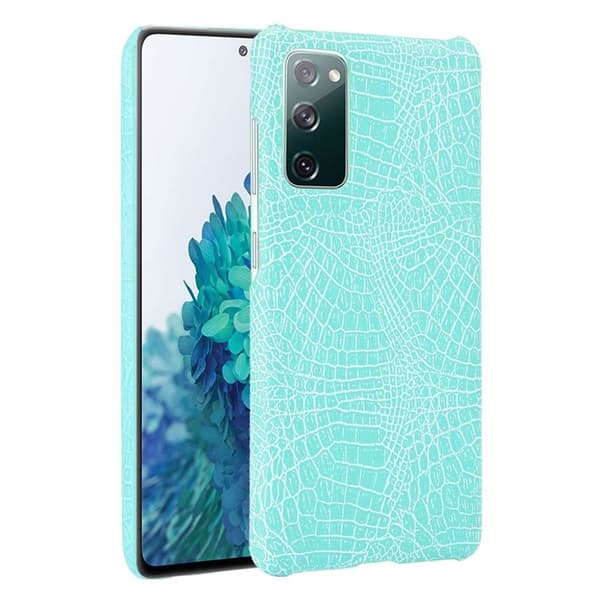 Croco Samsung Galaxy S20 FE 5G / Samsung Galaxy S20 FE skal - Grön Grön