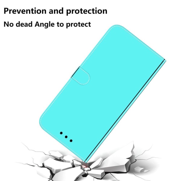 Mirror ASUS Zenfone 9 Flip Etui - Cyan Green