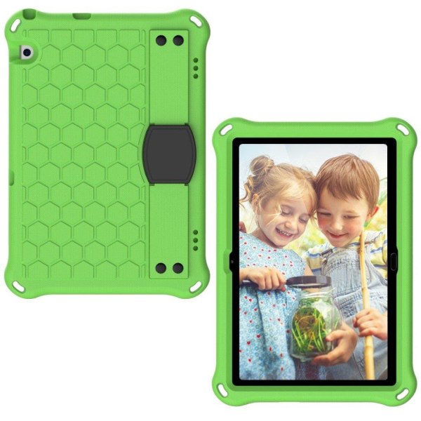 Huawei MediaPad T5 honeycomb skin-etui - Grøn / Sort Green