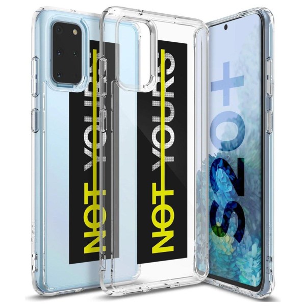 Ringke FUSION DESIGN - Samsung Galaxy S20 Plus - Ikke Din Transparent