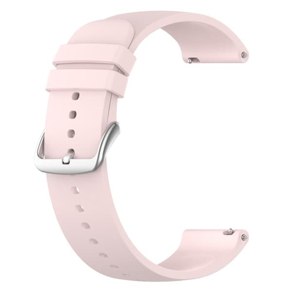 22mm silikonihihna Huawei-kelloon - Vaalea Pinkki Pink