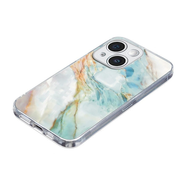 Vibe iPhone 15 skal - Oljemålning Marmor Blå
