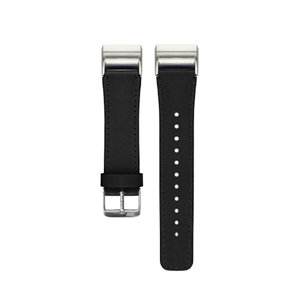 Fitbit Charge 2 urrem i ægte læder - Sort Black