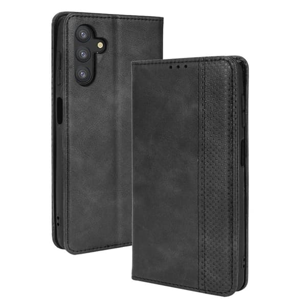 Bofink Vintage Samsung Galaxy A13 5G Læder Etui - Sort Black