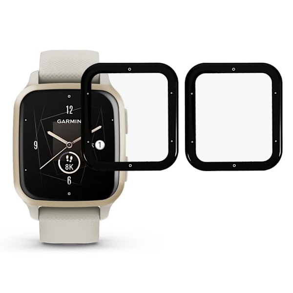 2Pcs Garmin Venu Sq 2 HD skærmbeskytter - Prikker I Mønster Transparent