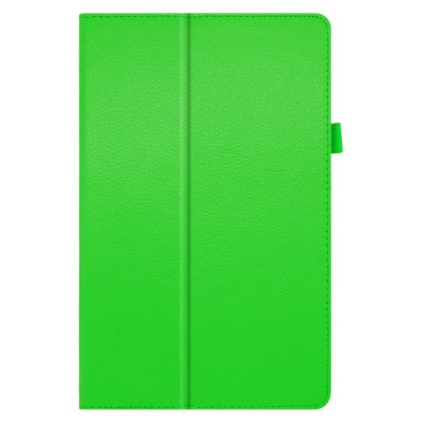 Lenovo Tab M10 FHD Plus litchi leather case - Green Grön