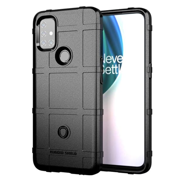 Rugged Shield OnePlus Nord N10 5G kotelot - Musta Black