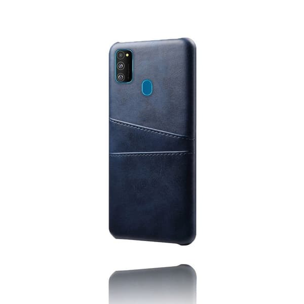 Dual Card etui - Samsung Galaxy M30s - Dark Blue Blue