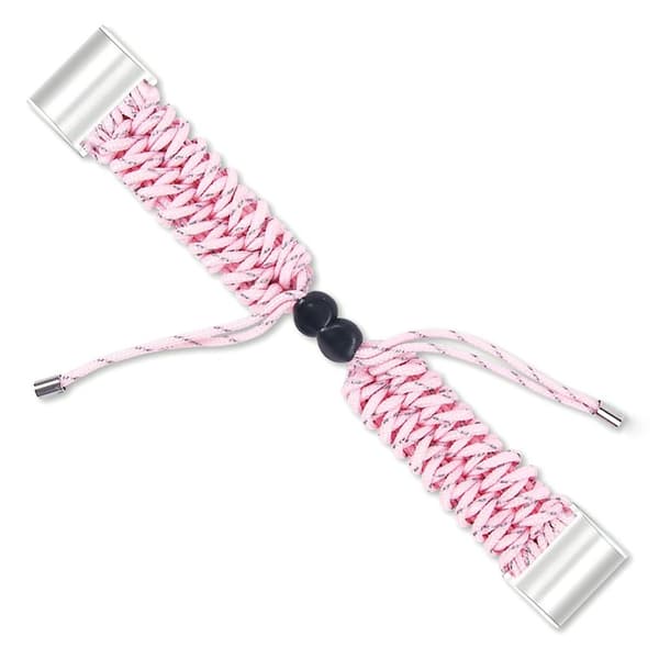 Fitbit Charge 2 braided watch band - Pink Rosa