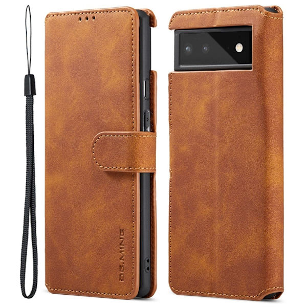 DG.Ming Google Pixel 6 Retro Etui - Brun Brown